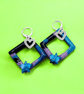 Abstract Polymer Clay Earrings 