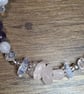 Handmade Amethyst, Rose Quartz and moonstone bracelet  - Image 3