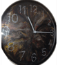 Hand Painted Customised Wall Clock Indoor 25 cm Silent Quartz Clock Gift Idea - Image 3