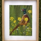 Cocky - original felted art