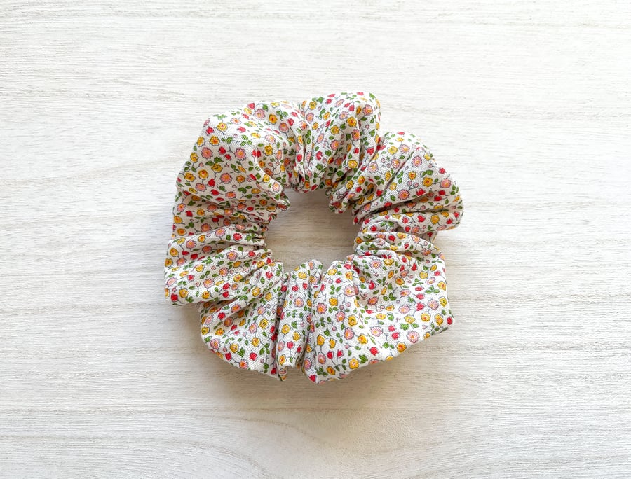 Ditsy Liberty Floral Scrunchie, Flowery Scrunchies, Hair Accessories, Gifts