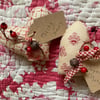 Pair of Christmas Hearts