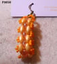 Brickwork-pattern bead earrings (customisable) - Image 1