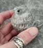 Baby Bird Sculpture, Pearl Green Fledgling Ornament - Image 6