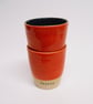Tumblers Pair of London logo in Coral red and Tidepool Green. - Image 4