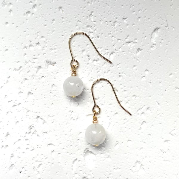 Maya Drop Earrings - Moonstone