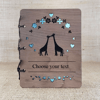 Giraffes - Wooden Keepsake Card