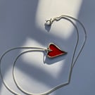 Small Quirky Heart Pendant