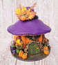 Pumpkin Witch Cottage - Halloween Decoration - Image 6