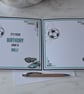 Happy Birthday Football Fan Soccer Striker Goal Corner 3D Luxury Handmade Card - Image 2
