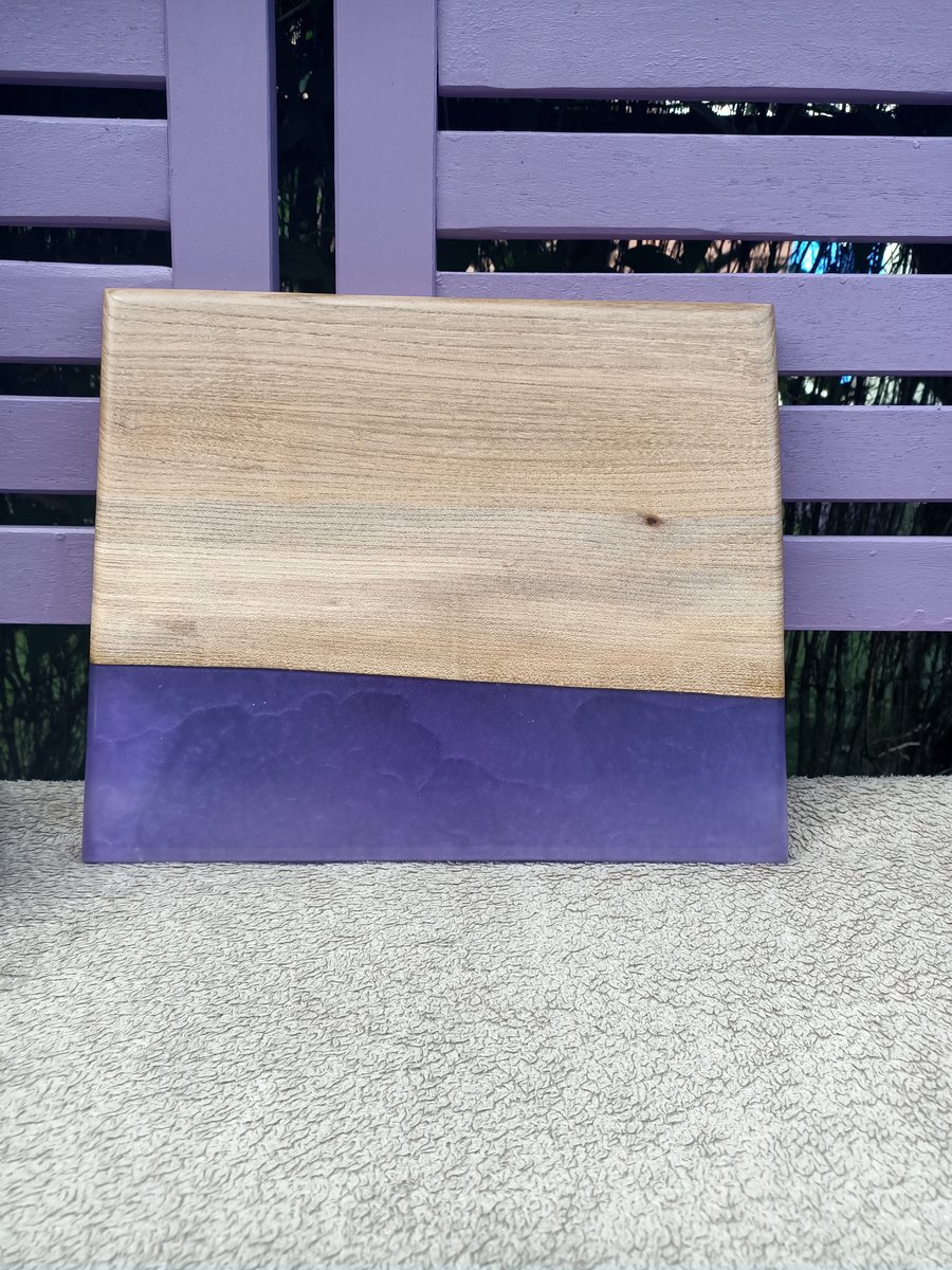 Special Order for  Christine M Purple Resin Chopping Board