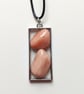 Multidimentional healing crystal, Celestobarite Shamanic Oracle Stone Pendant - Image 3