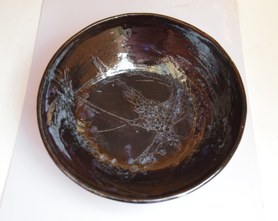 Wide serving, fruit, salad, Ramen bowl