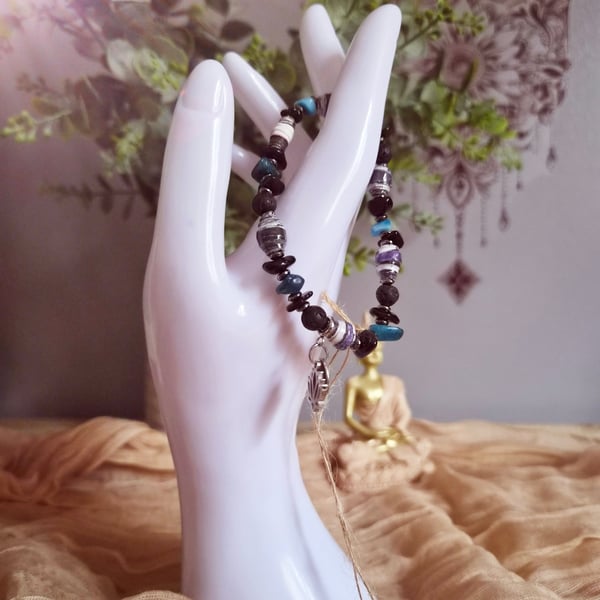 The 'Sacred Night' Bracelet (one of a kind) 