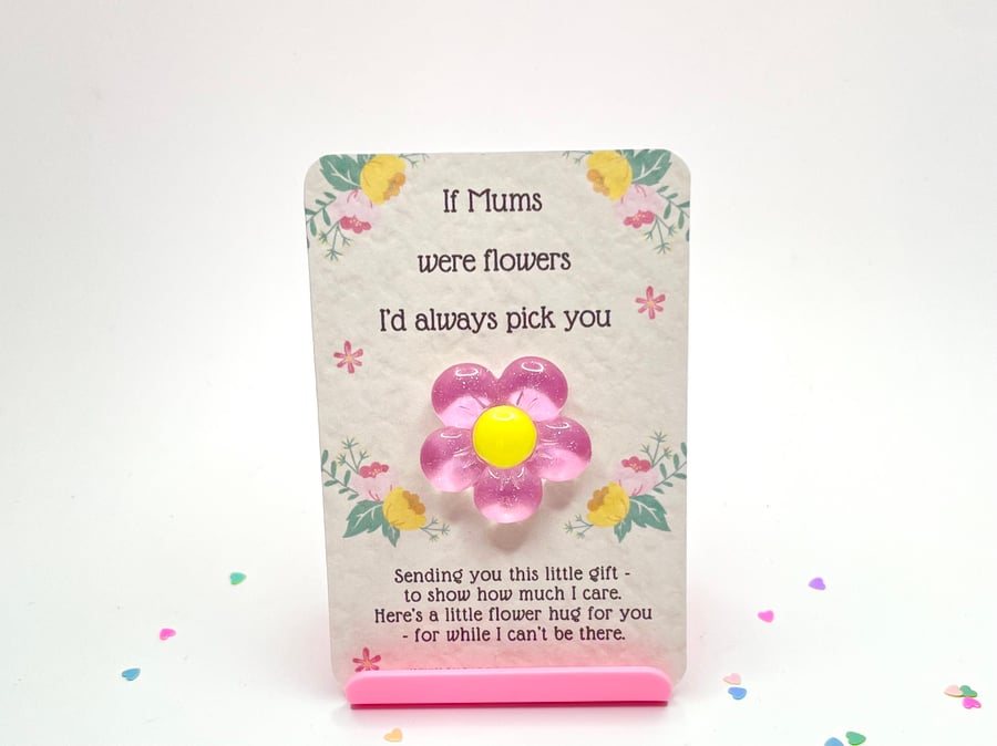 If Mums Were Flowers Keepsake Token Letter Box Gift 