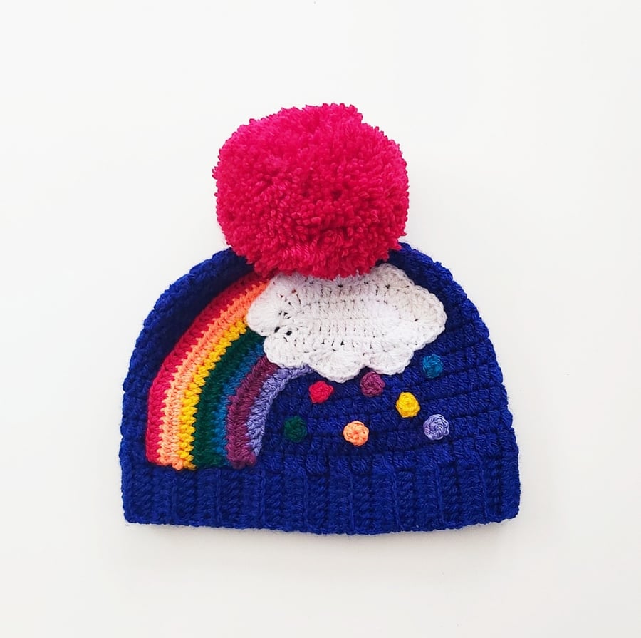 Toddler Rainbow Hat