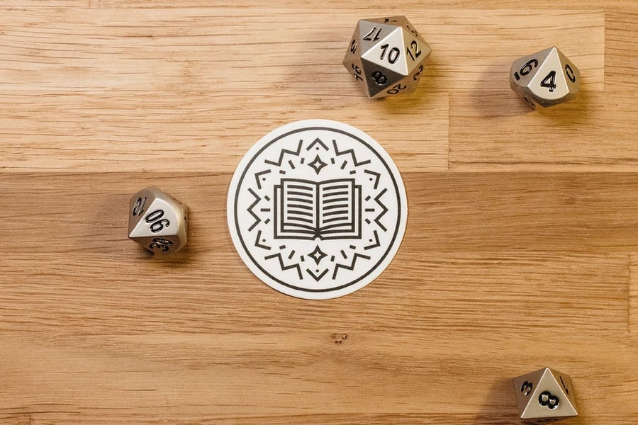 Wizard Sticker - accessories for D&D players