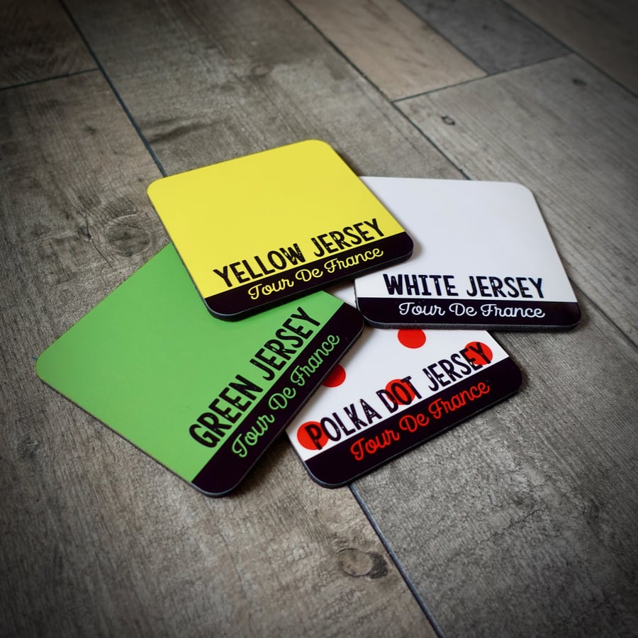 Tour de France Mk3 Coaster Set - Best Selling Cycling Gift 