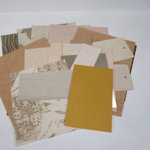 Mixed Whites, Yellows Wallpaper Craft Pack