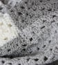 Granny Blanket, throw, grey and cream baby blanket or throw,  - Image 1
