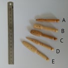 Half-Cone Sticks for Stumpwork Embroidery - Individual Sticks