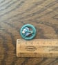 Dorset Posy Brooch, Grey Green with Blues, P33 - Image 2