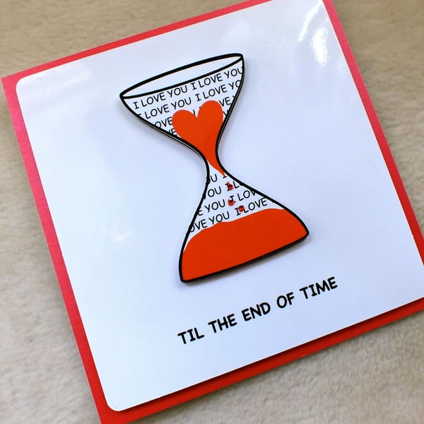 Handmade 3D Valentine's Day Card