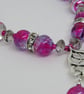 Katie Pink Tassel Necklace - Image 2