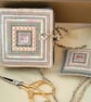 Needlepoint Needlecase, scissors with scissor fob gift set - Image 1
