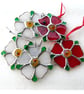 Yorkshire Rose Muni Suncatcher Decoration Stained Glass Handmade - Image 6