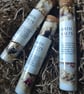 Bath Salts Test Tube, 80ml, Dried Botanicals, Rolled Oats and Oud Fragrance.