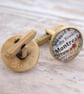 Personalised Map Cufflinks, Engraved Unique Custom Gift for Husband - Image 7