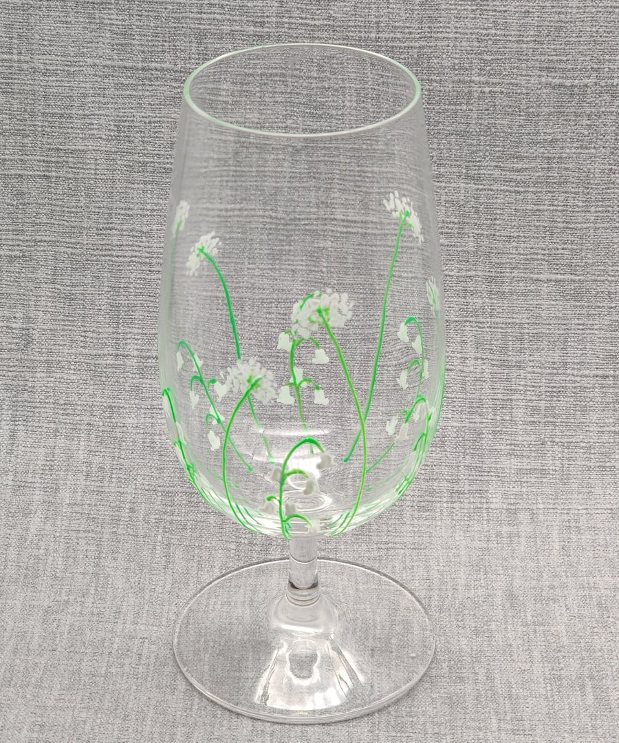 Lily of the Valley beer Glass
