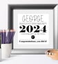 Personalised Graduation Print, student gift idea for him or her - Image 4