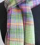 Handwoven Merino Wool Tartan Scarf - Image 5