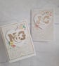 Personalised wedding card with initials - Image 1