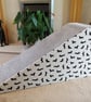 40cm H. x 80cm L. Daxie Ramp,Black Dachshunds Themed Fabric, Cream Carpet