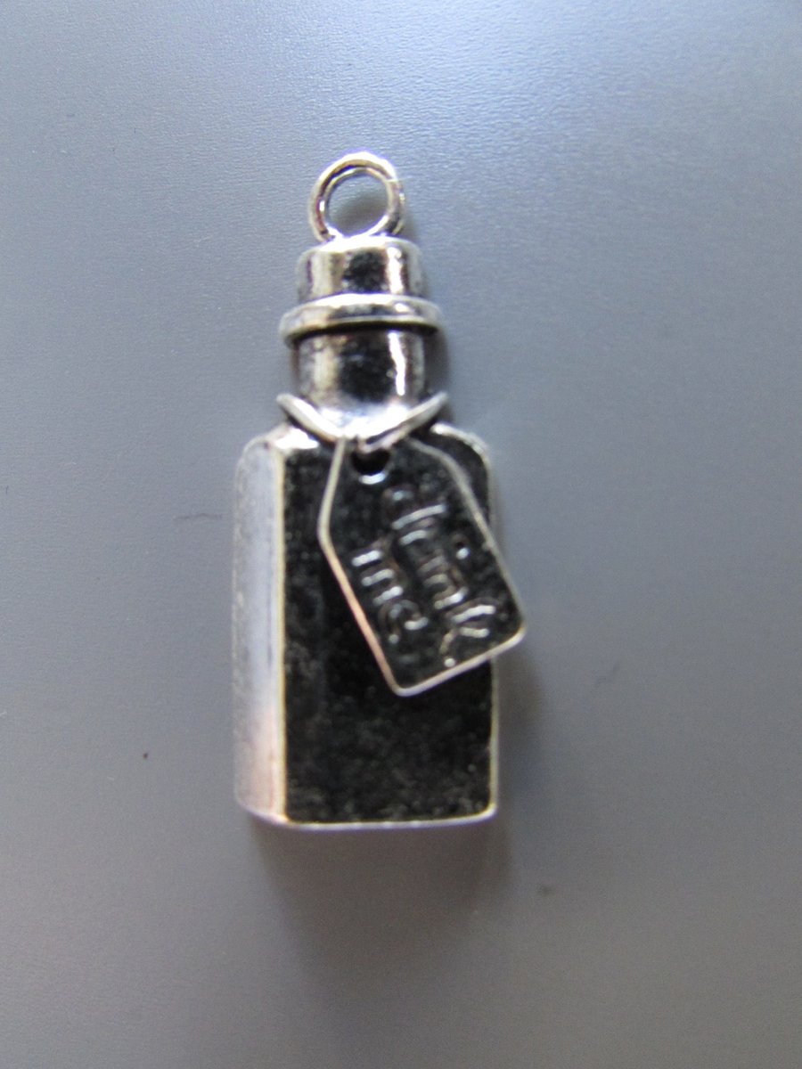 Drink Me Alice in Wonderland Charm