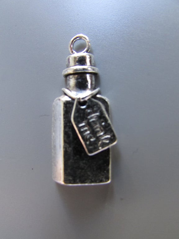 Drink Me Alice in Wonderland Charm