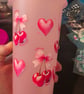 Light pink colour changing cold cup with funny cherry design - Image 2
