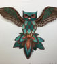The Owl - full kit - Goldwork, Stumpwork, Embroidery, DYI kit