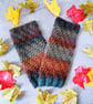 Hand Knitted Women's 'Autumn' Fingerless Gloves - Image 2