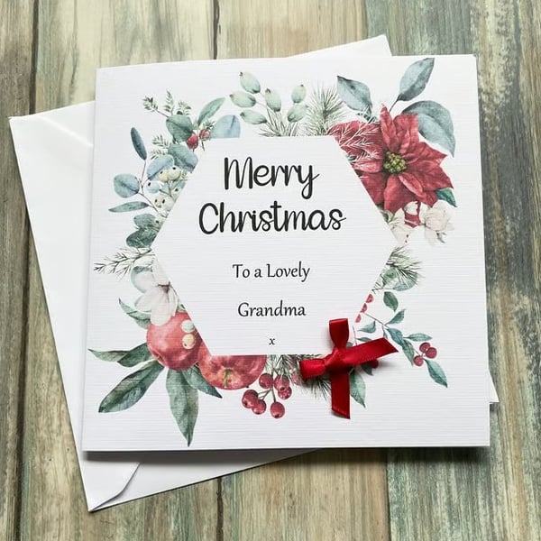 Merry Christmas card for Couple, Mum, Dad, Brother, Son, Friend, Boyfriend