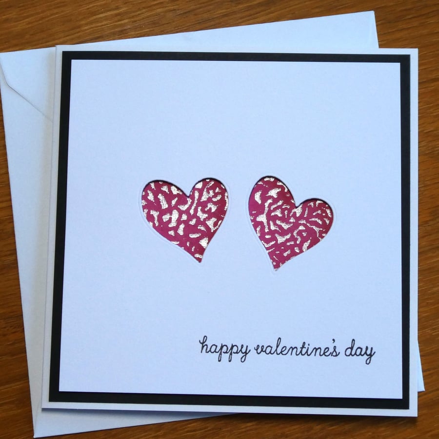 Heart Apertures Valentine's Card