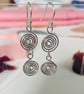 Silver Swirl earrings - Image 2