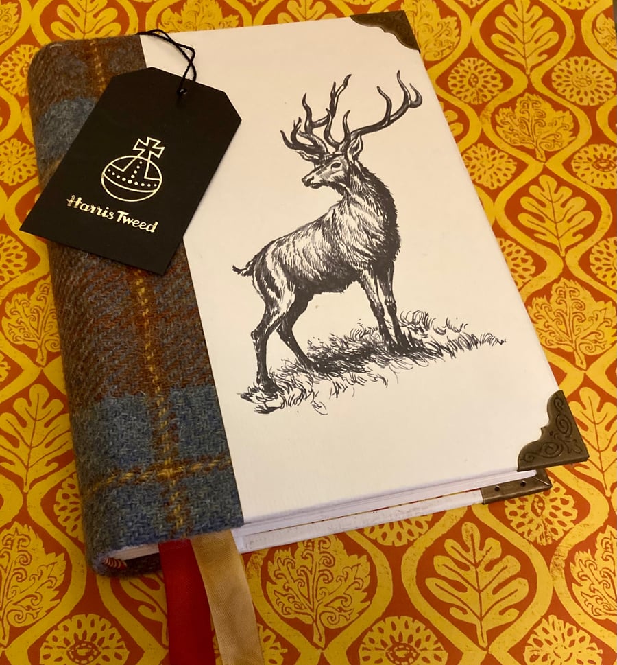 Harris Tweed Stag Journal