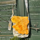 Ginko Leaf Satchel Small A5 Yellow