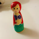 The Little Mermaid inspired Peg doll