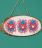 Three lions oval wall art - Image 4