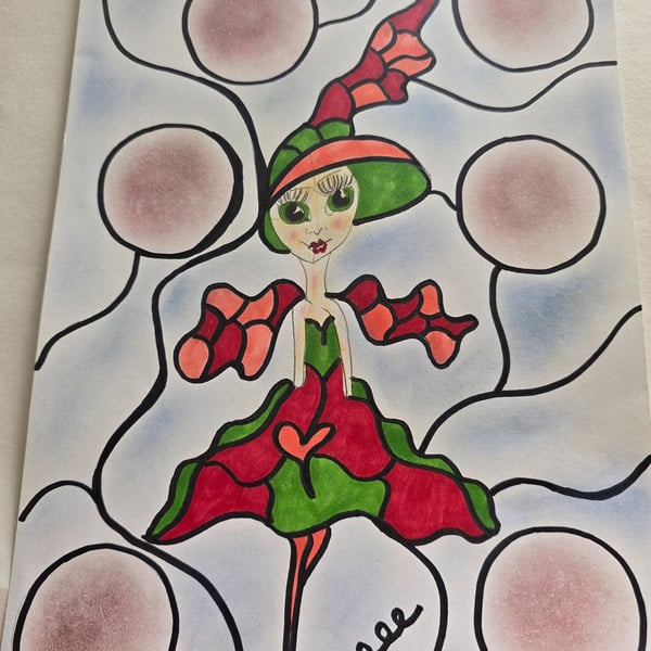 Fairy Witch Drawing 